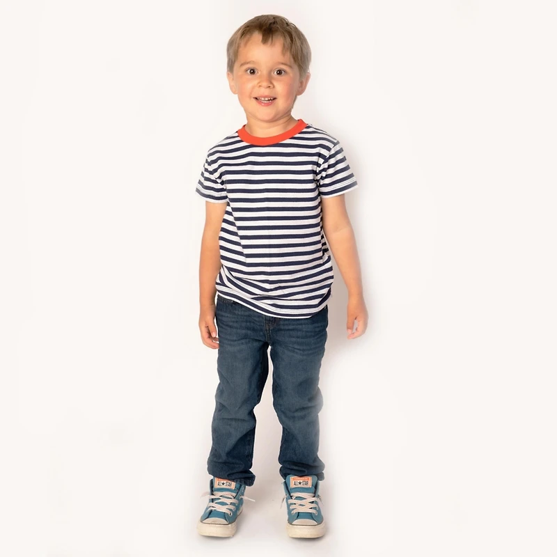 Mightly Toddler Fair Trade Organic Cotton Graphic Short Sleeve T-Shirt 2-pack
