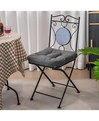 4 Pack U-Shaped Chair Pads with Polyester Cover
