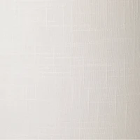 Springcrest Set of 2 Off-White Fabric Medium Drum Lamp Shades 15" Top x 16" Bottom x 11" High (Spider) Replacement with Harp and Finial