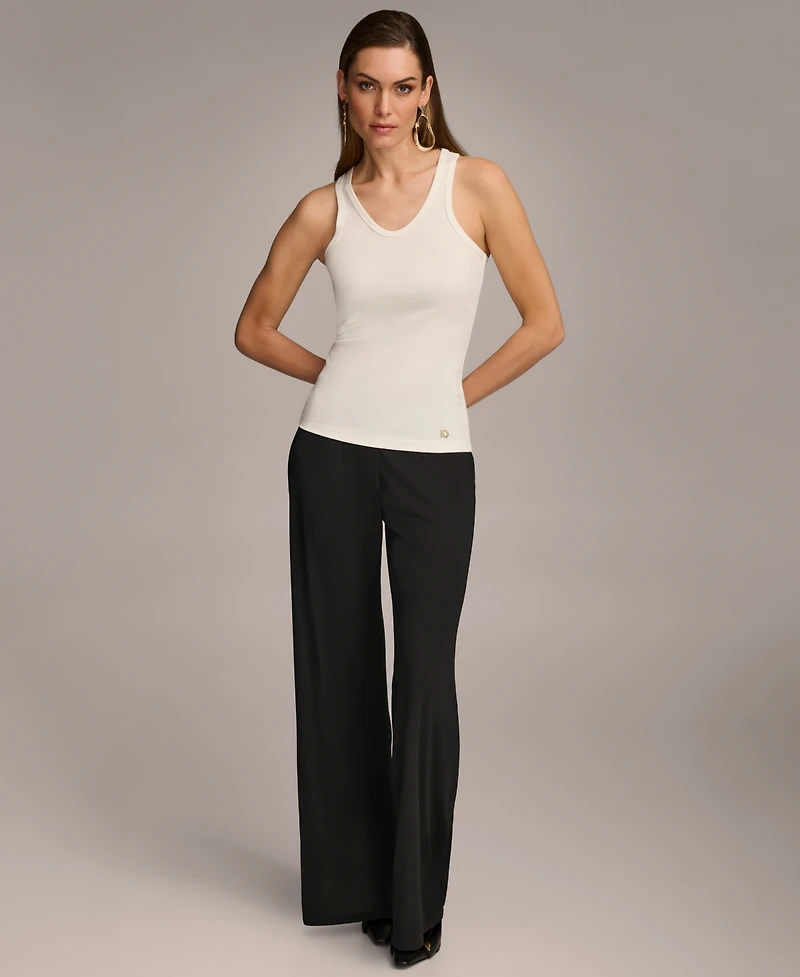 Donna Karan Women's Sleeveless Fitted Tank Top