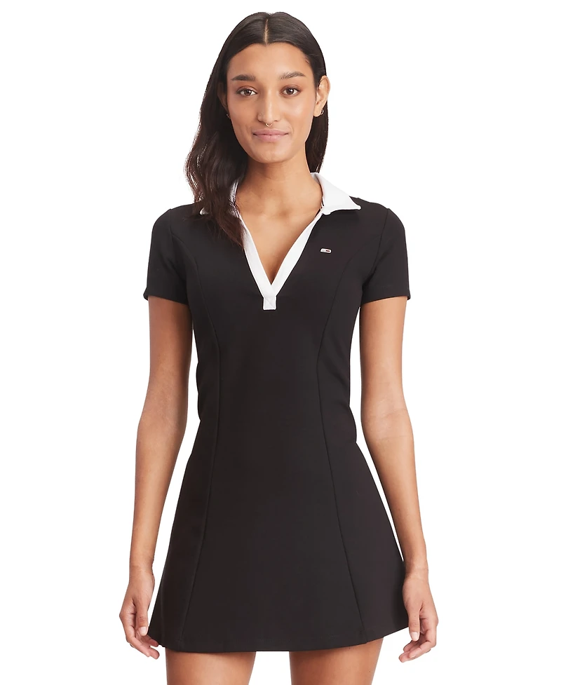 Tommy Jeans Women's Johnny-Collar Tennis Dress