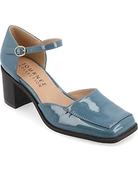 Journee Collection Women's Evangeline Square Toe Pumps