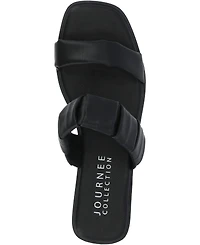 Journee Collection Women's Pegie Slip On Flat Sandals
