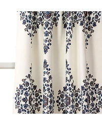 Keya Medallion Light Filtering Window Curtain Panels Cream 52X95 Set