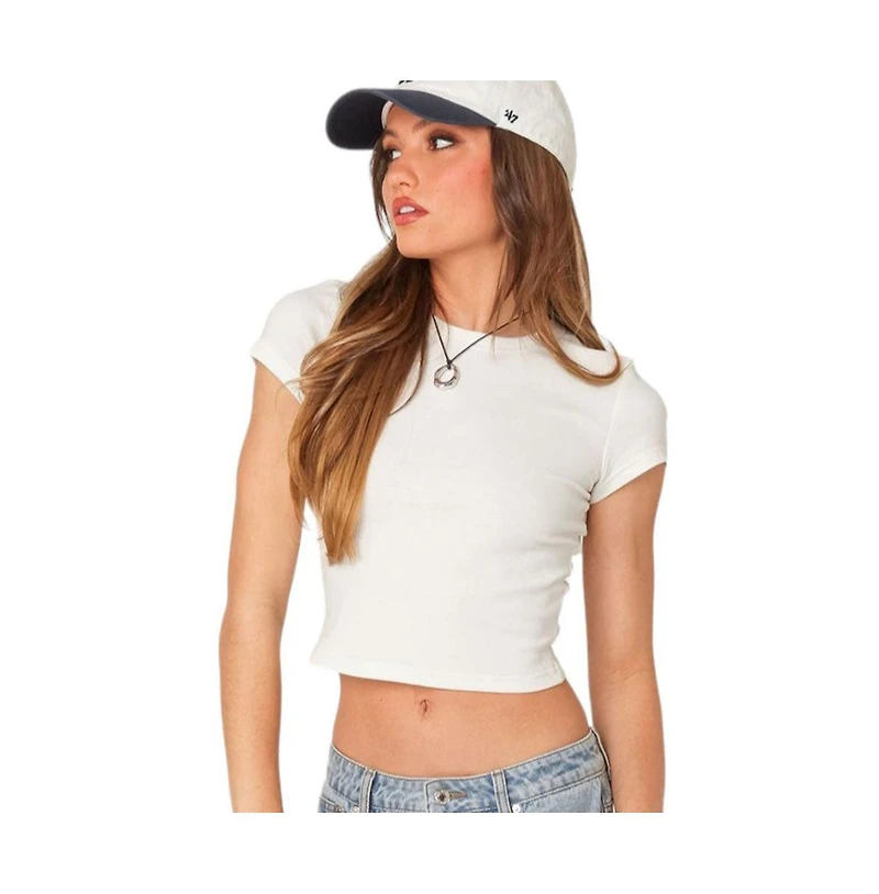 Women's Better Basics cropped t shirt