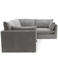 Marsten 126" 4-Pc. Fabric Sectional Sofa, Created for Macy's