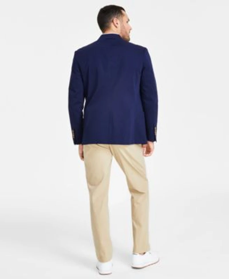 Club Room Mens Unstructured Blazer Quincy Plaid Shirt Four Way Stretch Pants Created For Macys
