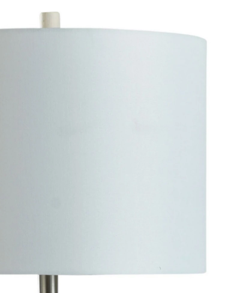 30" Two Tone Textured Leaf Motif Table Lamp