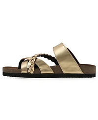White Mountain Women's Hazy Footbed Sandals