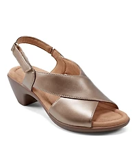 Easy Spirit Women's Chantal Crisscross Low Heel Sandals