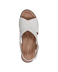 Easy Spirit Women's Chantal Crisscross Low Heel Sandals