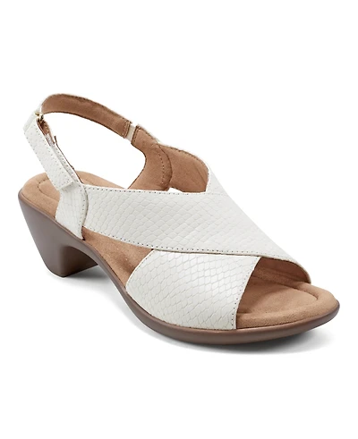 Easy Spirit Women's Chantal Crisscross Low Heel Sandals