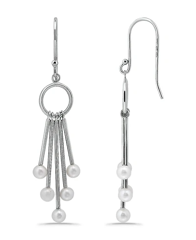 Macy's White Cultured Pearl Drop Earring