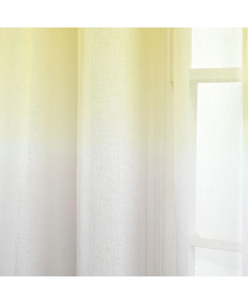 Umbre Fiesta Sheer Window Curtain Panels