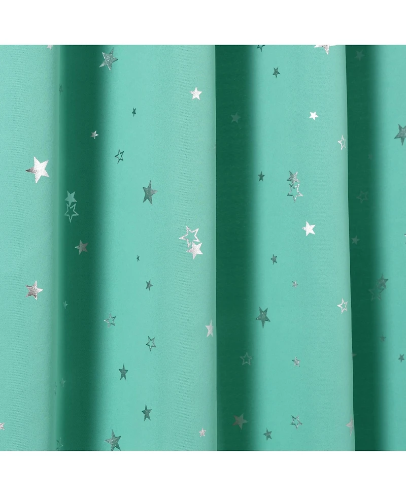 Lush Decor Star Blackout Window Curtain Panels