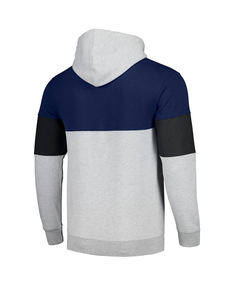 Men's Fanatics Navy, Black Dallas Mavericks Big and Tall Pullover Hoodie