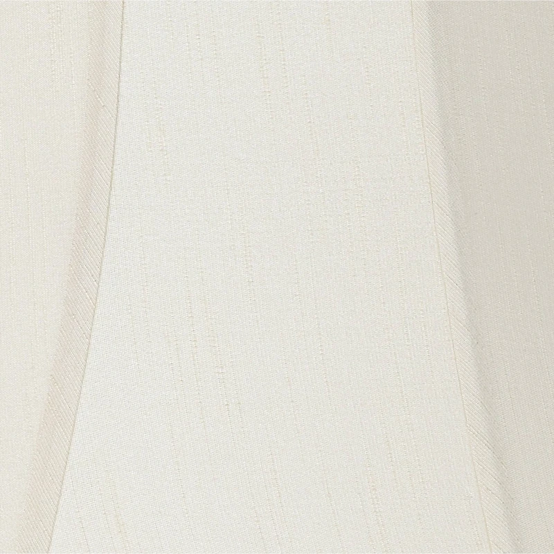 Imperial Shade Set of 2 Lamp Shades Cream Large 11" Top x 18" Bottom x 15" High Spider with Replacement Harp and Finial Fitting
