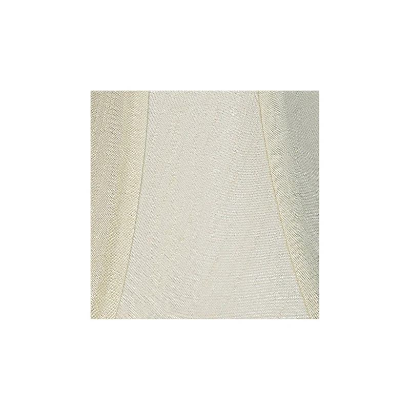 Imperial Shade Set of 2 Bell Lamp Shades Cream Medium 4.5" Top x 8.5" Bottom x 7" High Spider Replacement Harp and Finial Fitting