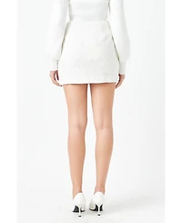 Women's Sequins Mini Skirt