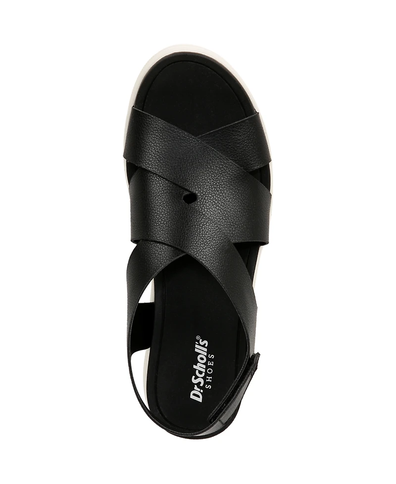 Dr. Scholl's Women's Time Off Sea Slingback Wedge Sandals