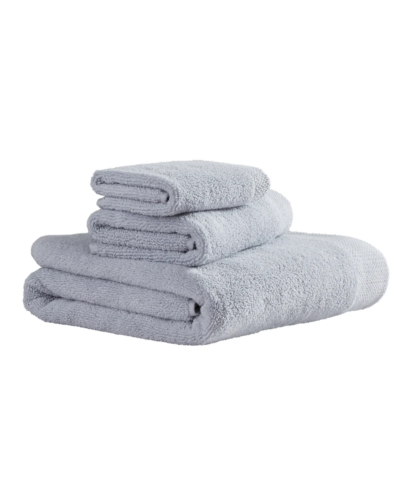 Calvin Klein Entwine Solid Cotton Terry 3-Piece Towel Set