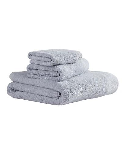 Calvin Klein Entwine Solid Cotton Terry 3-Piece Towel Set
