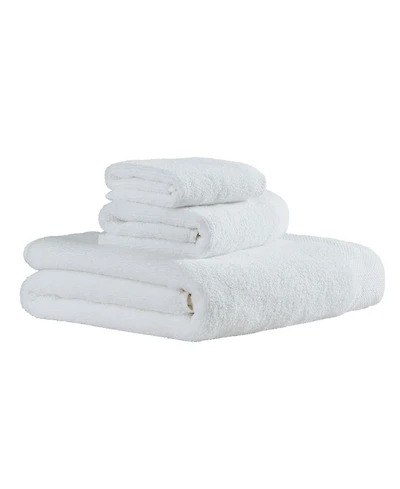 Calvin Klein Entwine Solid Cotton Terry 3-Piece Towel Set