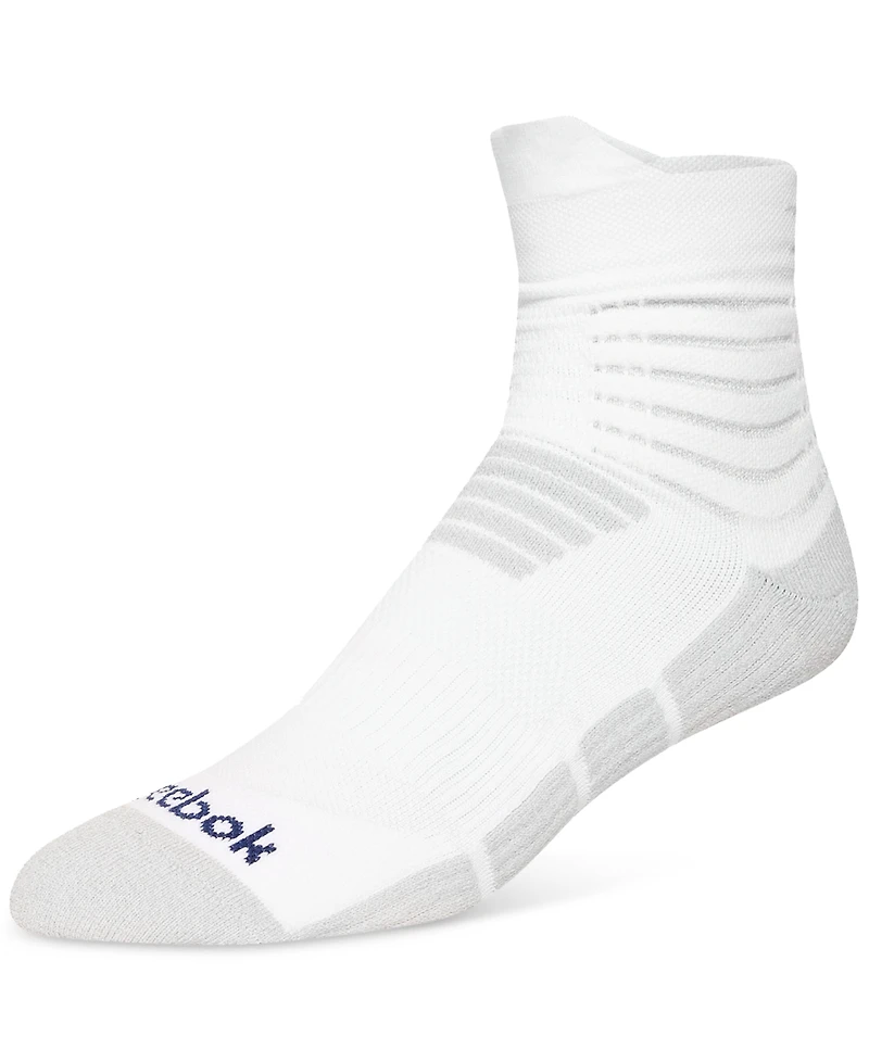 Reebok Men's Select Terry Basketball Quarter Socks
