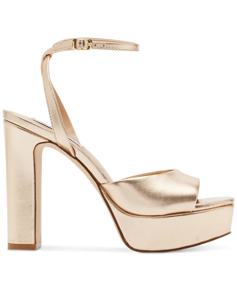 Steve Madden Women's Assured Ankle-Strap Platform Dress Sandals
