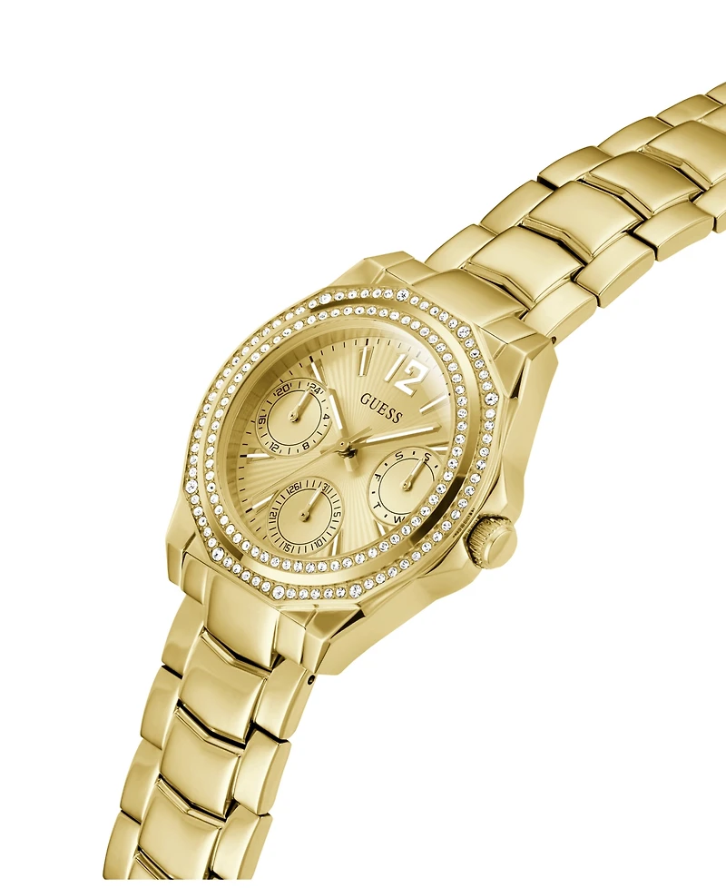 Guess Women's Analog Gold-Tone Stainless Steel Watch 36mm