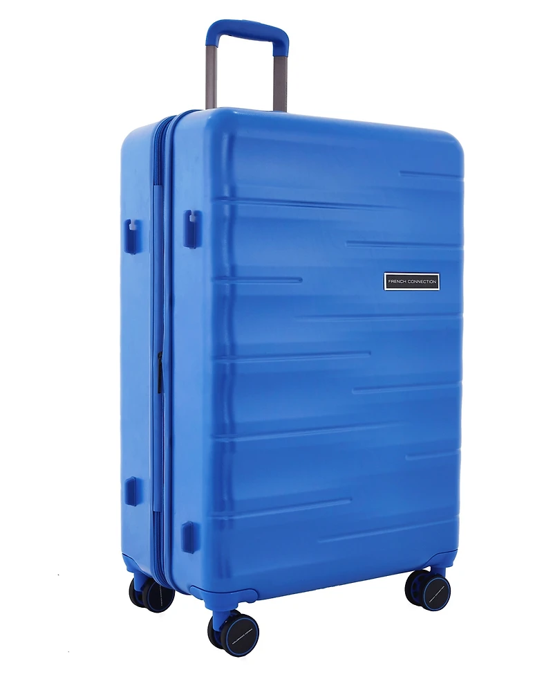 French Connection 4Pc Expandable Rolling Hardside Luggage Set