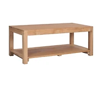 Coffee Table 39.4"x19.7"x15.7" Solid Wood Teak