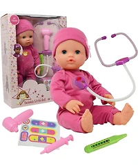 The New York Doll Collection 16 Inch Baby Doll Doctor Playset