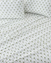 Premium Comforts Coastal Printed Microfiber 4-Pc. Sheet Set, Queen 