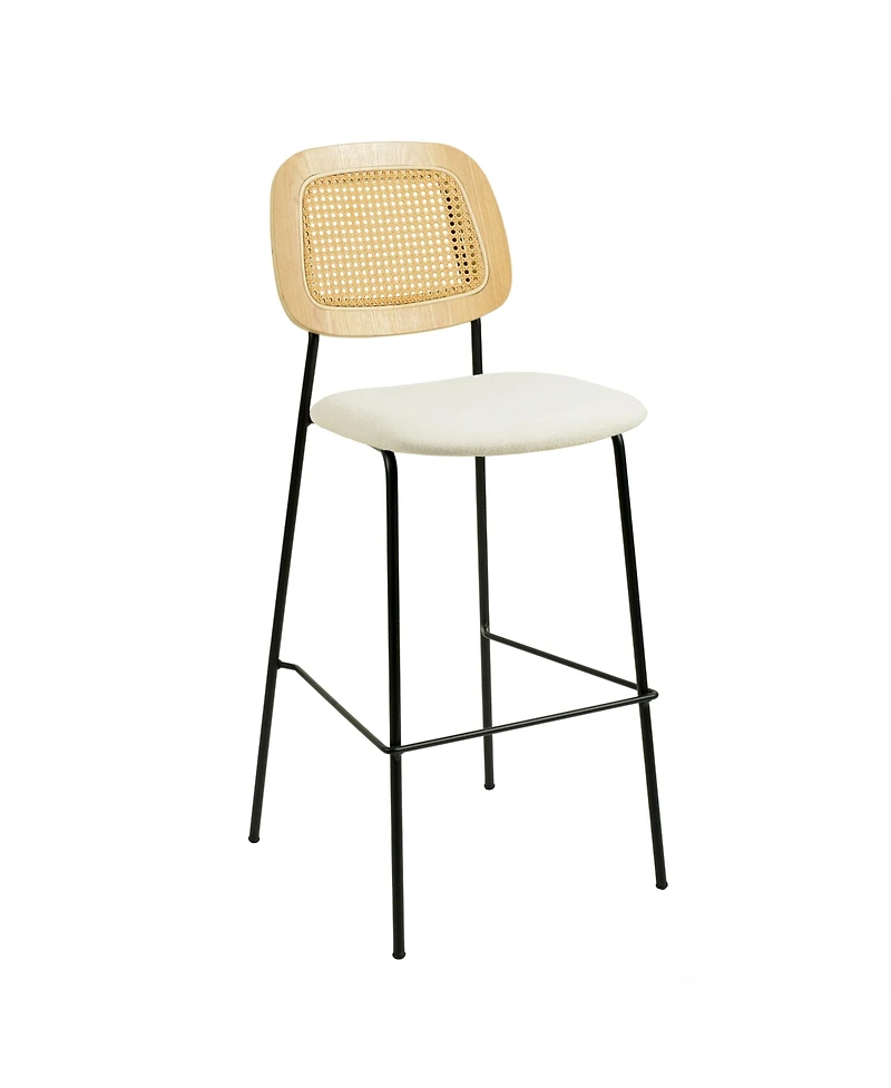 Tov Furniture 2 Pcs Rattan Counter Stool