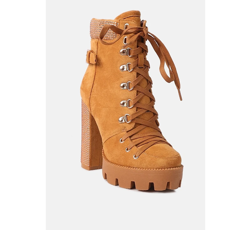 Birch Block Heeled Ankle Boots Women