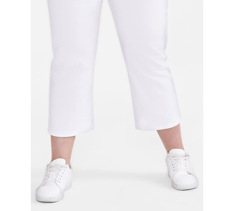 Style & Co Plus Mid-Rise Curvy Capri Jeans, Exclusively at Macy's