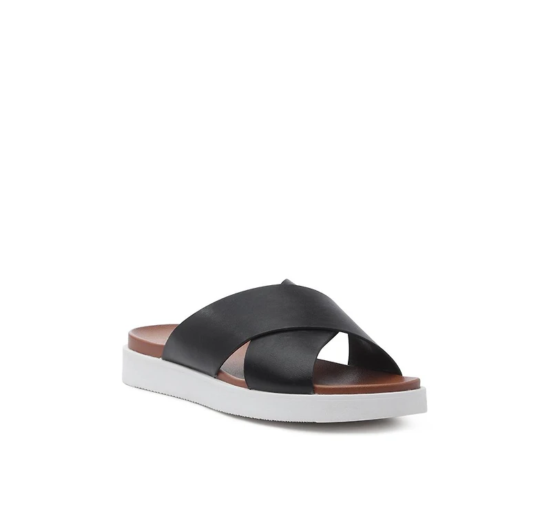 Womens johana double strap slip-on flats