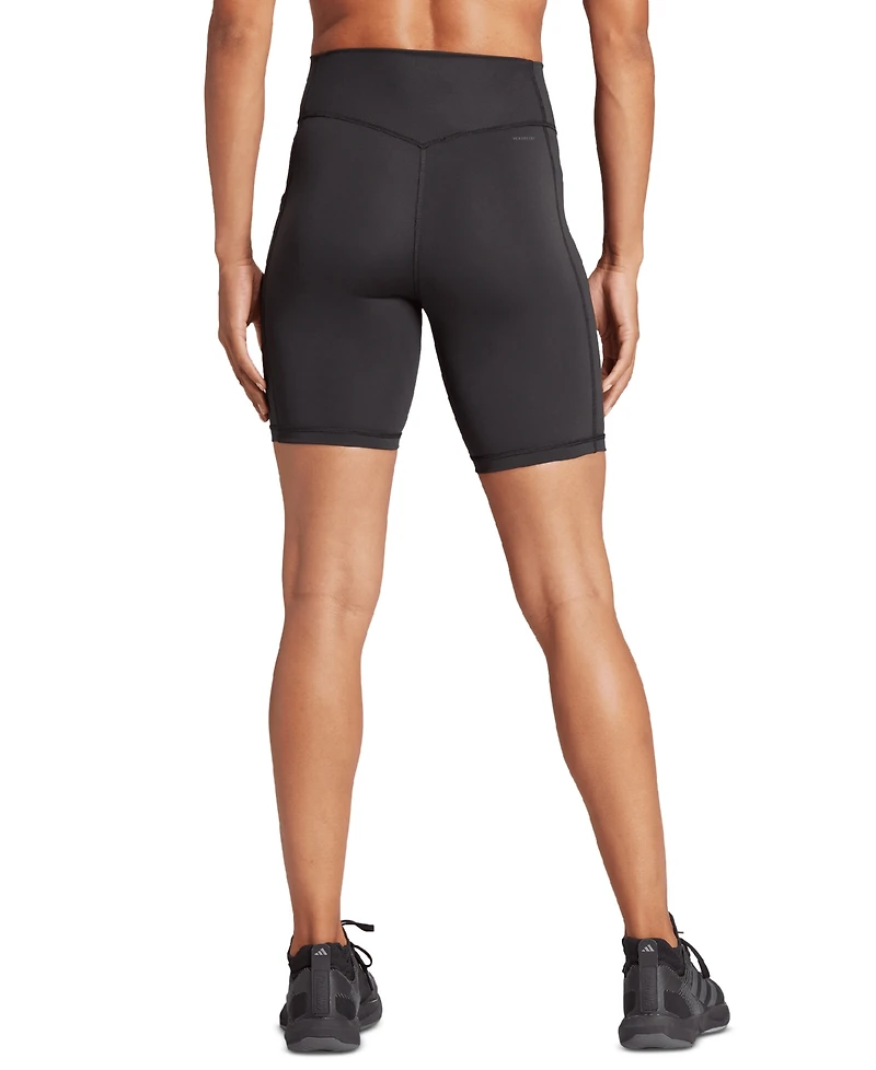 adidas Women's Optime Stash High-Rise Bike Shorts