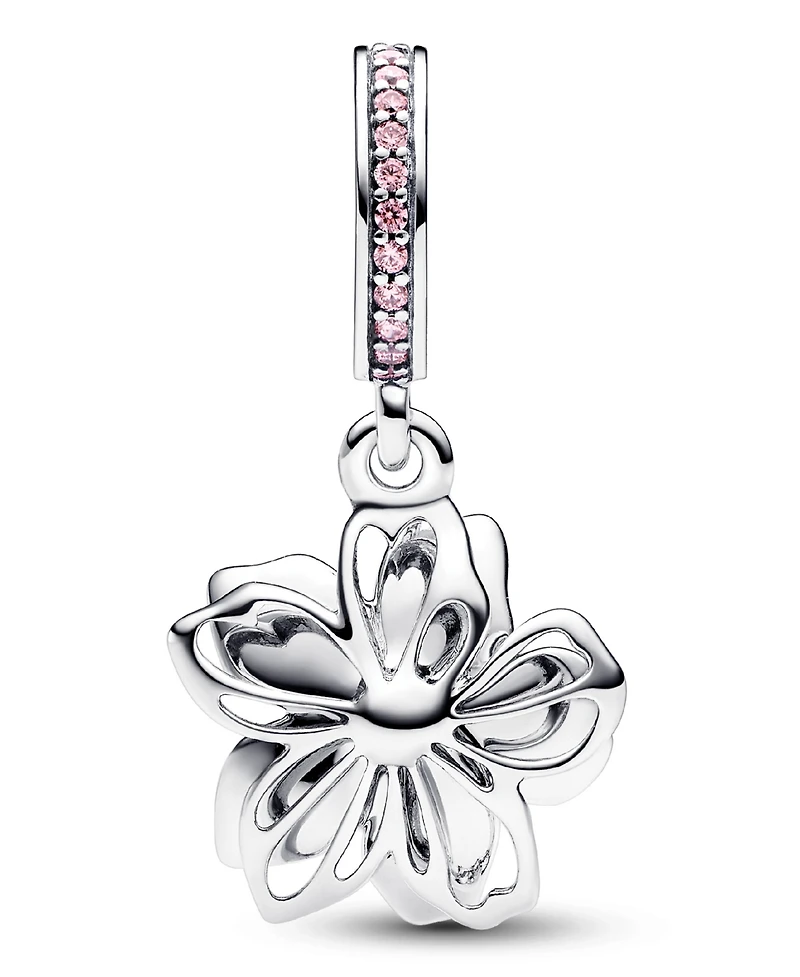 Pandora Sterling Silver Cherry Blossom Dangle Charm