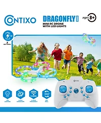 Contixo 7" TD1 Kids Indoor Outdoor Rc Easy to Fly Quadcopter Drone with Led Lights with 3d Flip