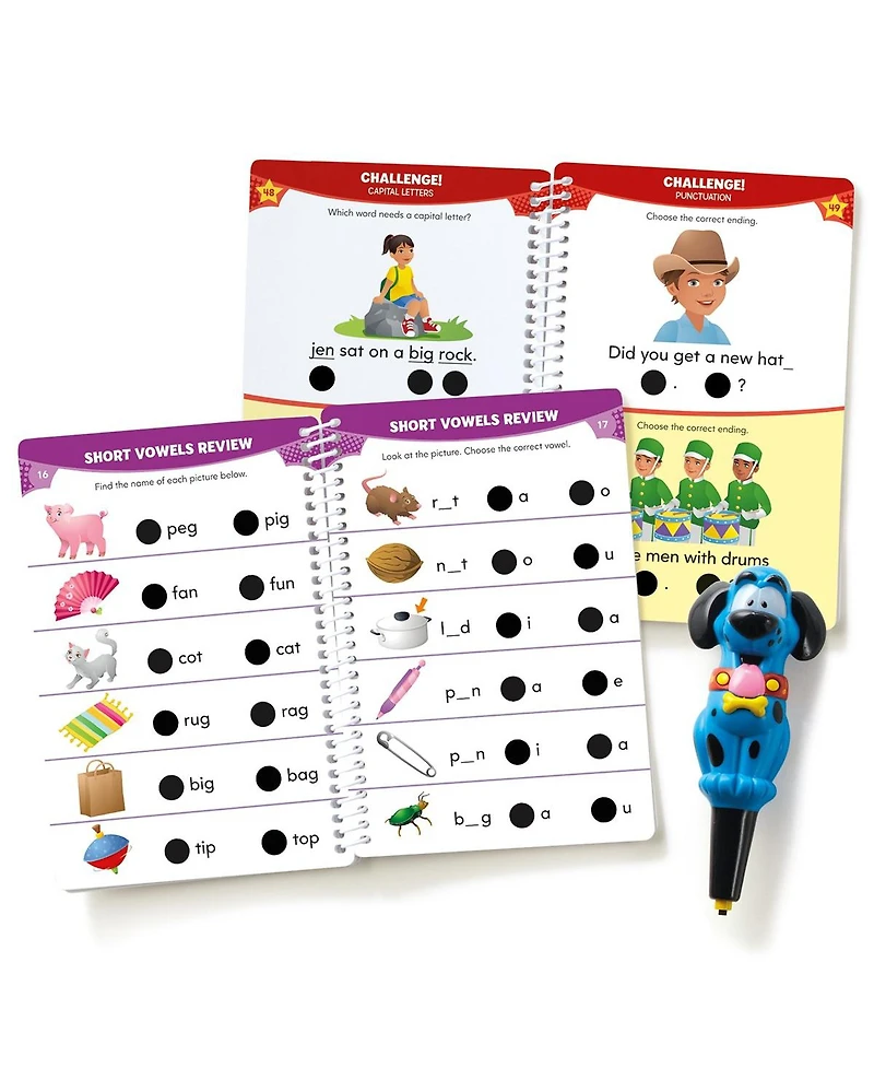 Educational Insights Hot Dots Jr. Let's Master Kindergarten Reading Book