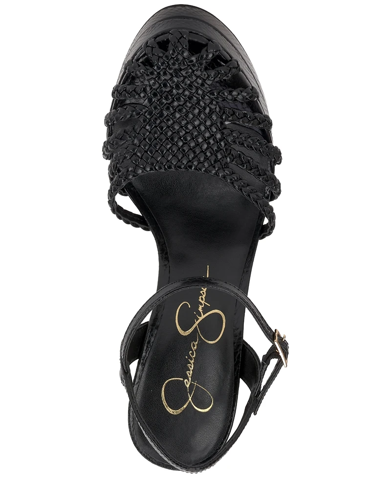 Jessica Simpson Women's Inaia Woven Platform Dress Sandals