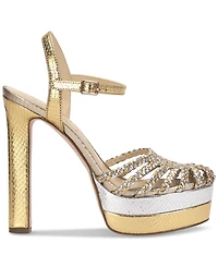 Jessica Simpson Women's Inaia Woven Platform Dress Sandals
