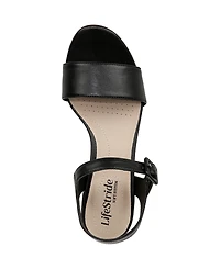 LifeStride Women's Rhythmn Platform Block Heel Sandals