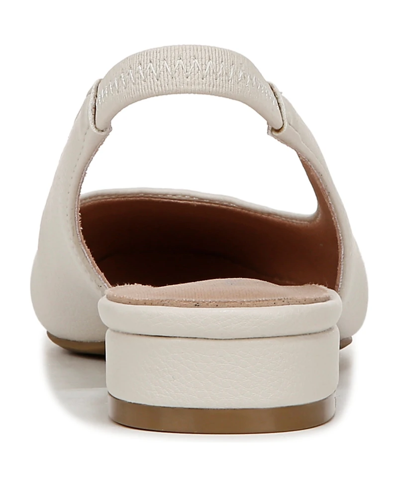 LifeStride Women's Claire Square Toe Slingback Flats