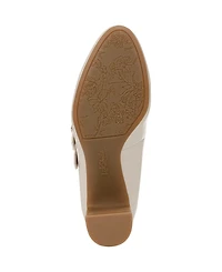 LifeStride Women's True Almond Toe Block Heel Mary Jane Pumps