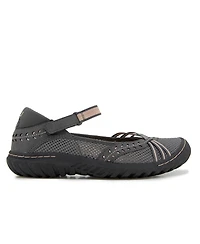 Jbu Women's Maya Breathable Hook and Loop Shoe
