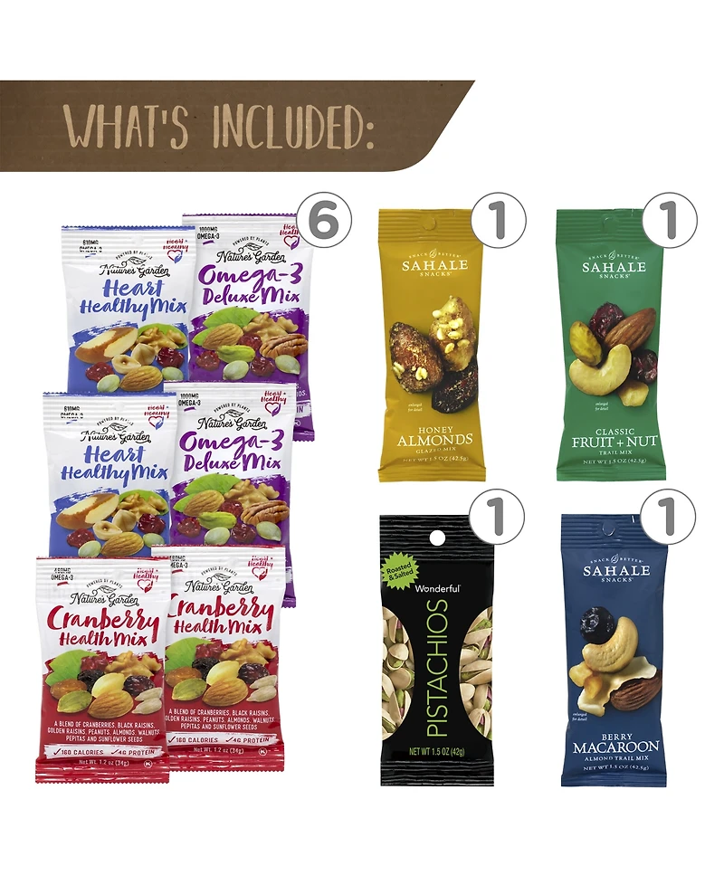 SnackboxPros. 18-Pc. Mixed Nuts Box