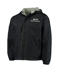 Men's Dunbrooke Navy Seattle Seahawks Logo Legacy Stadium Full-Zip Jacket